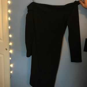 Off shoulders midi dress